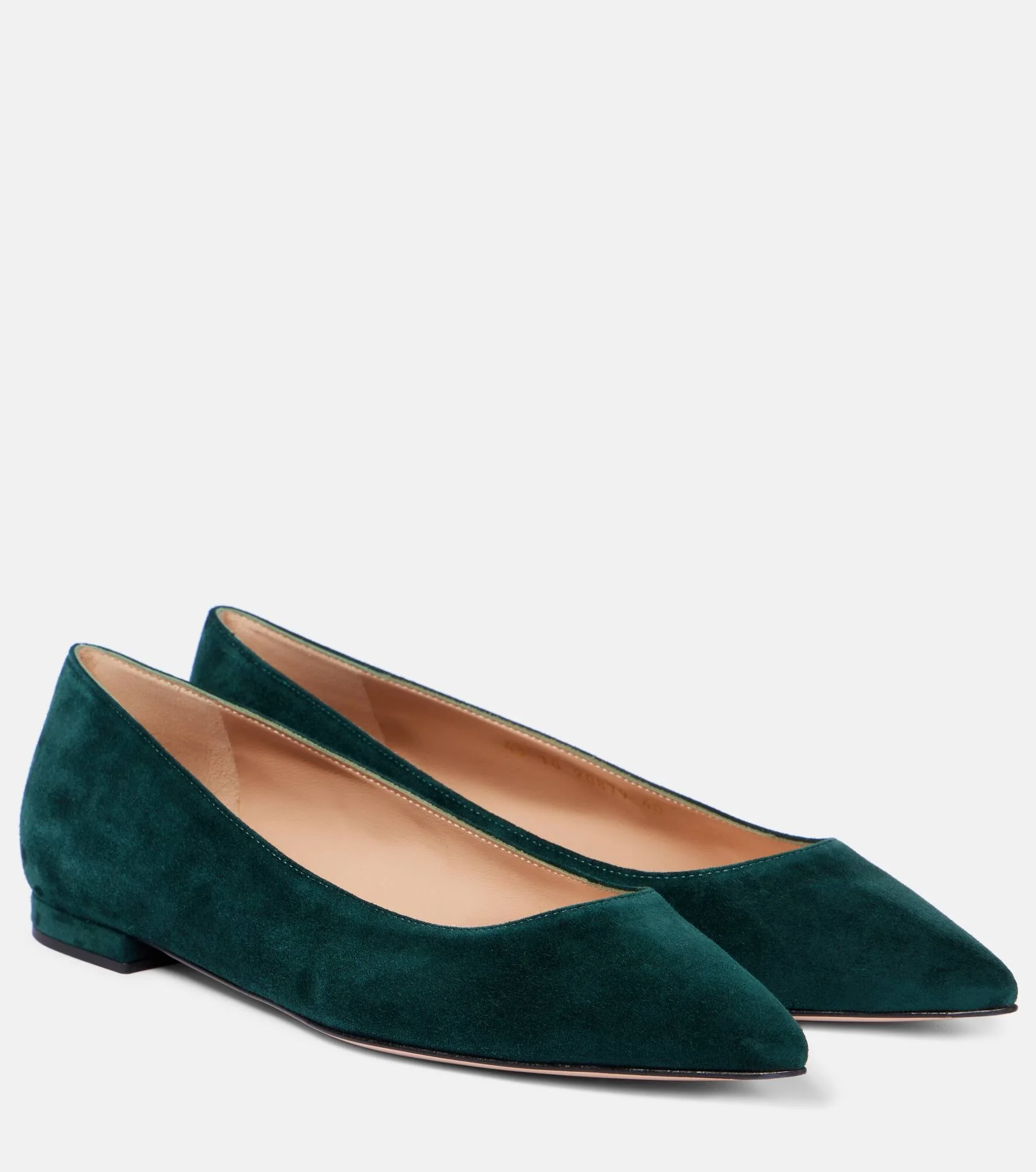 Gianvito suede ballet flats - 1