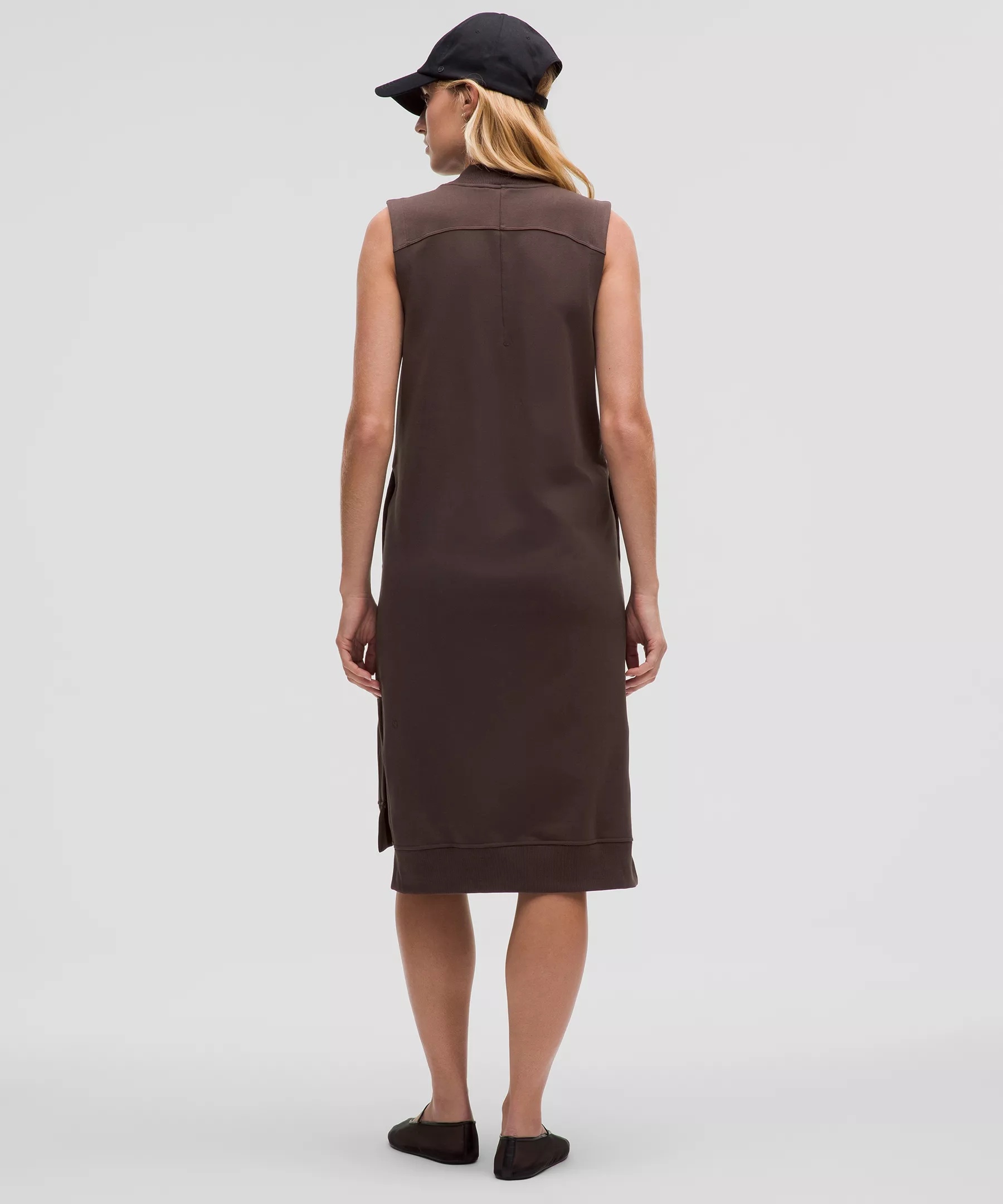 Sleeveless French Terry Dress - 2