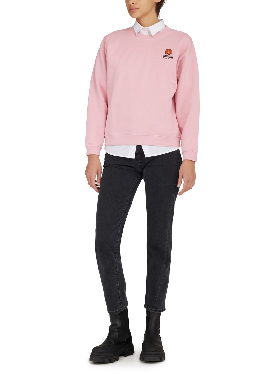 Crest logo regular sweatshirt - 2