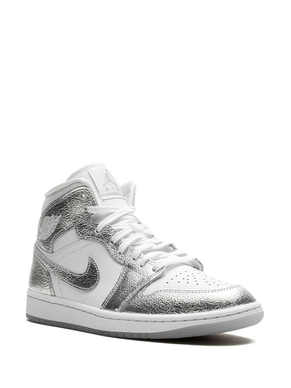 Air Jordan 1 Mid SE "Metallic Silver" sneakers - 2