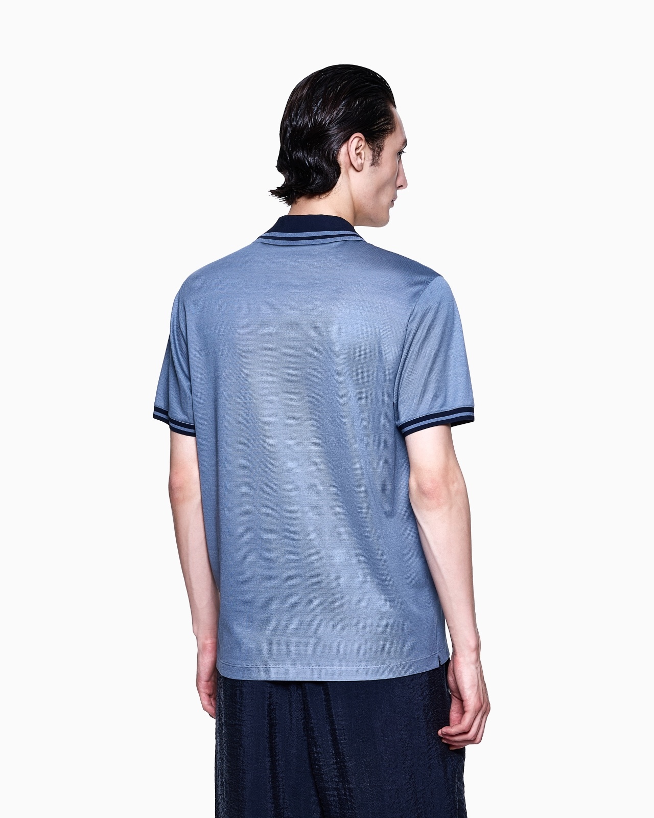 SILK PIQUÉ JERSEY POLO SHIRT - 3