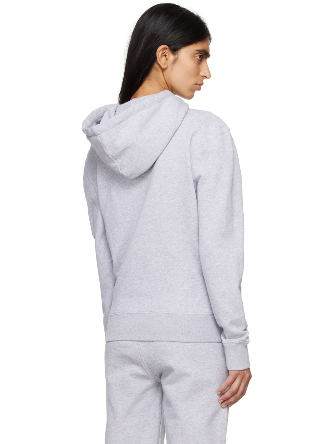 Gray Fox Head Hoodie - 3