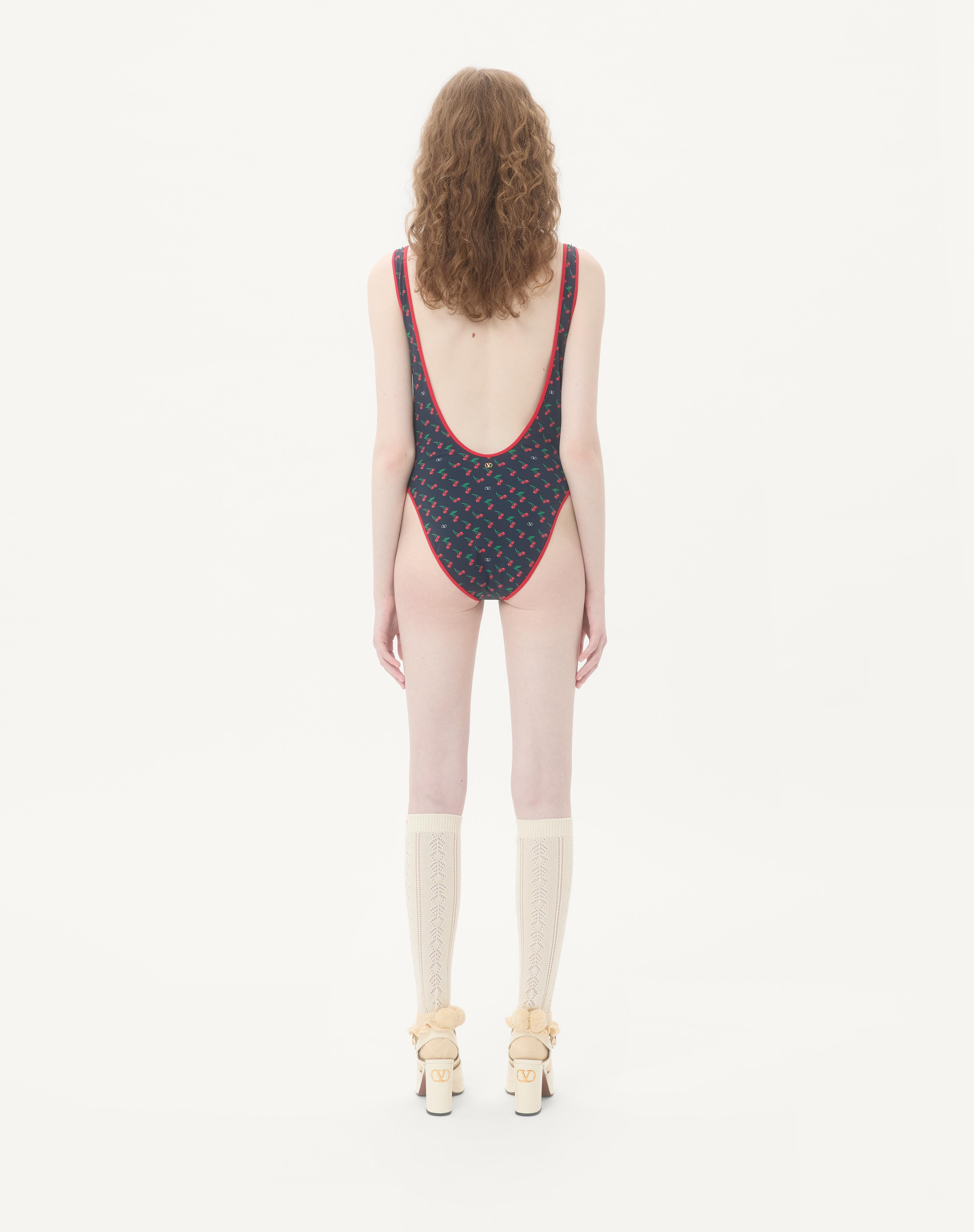 LYCRA SWIMSUIT WITH CHERRYFIC PRINT - 5