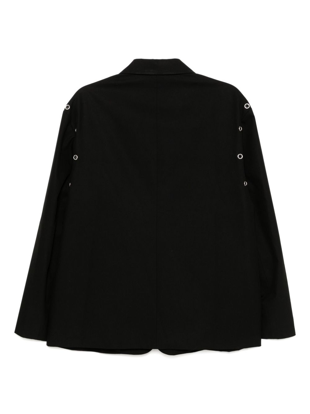 eyelet blazer - 2