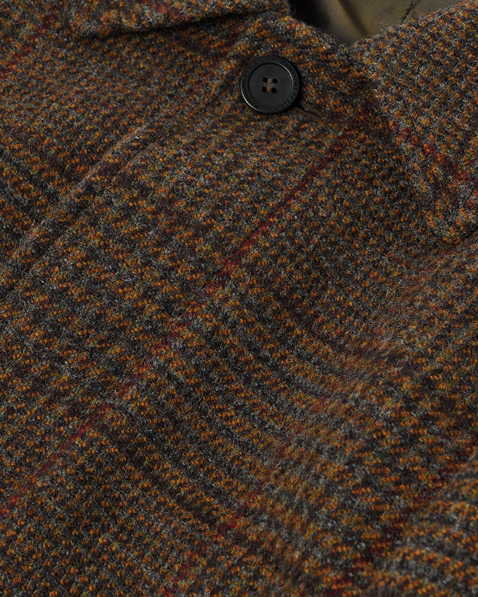 'The Balmacaan' Coat | Moorland Glen Urquhart Check - 6