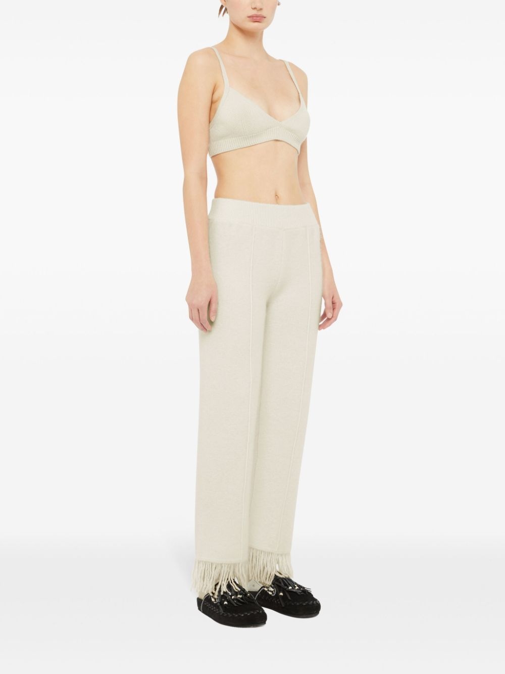 Finest fringe-detail trousers - 4