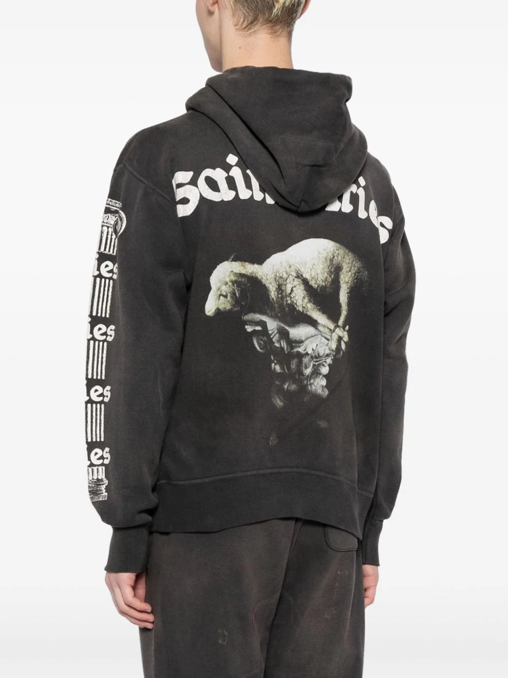 LOGO-PRINT COTTON HOODIE - 4