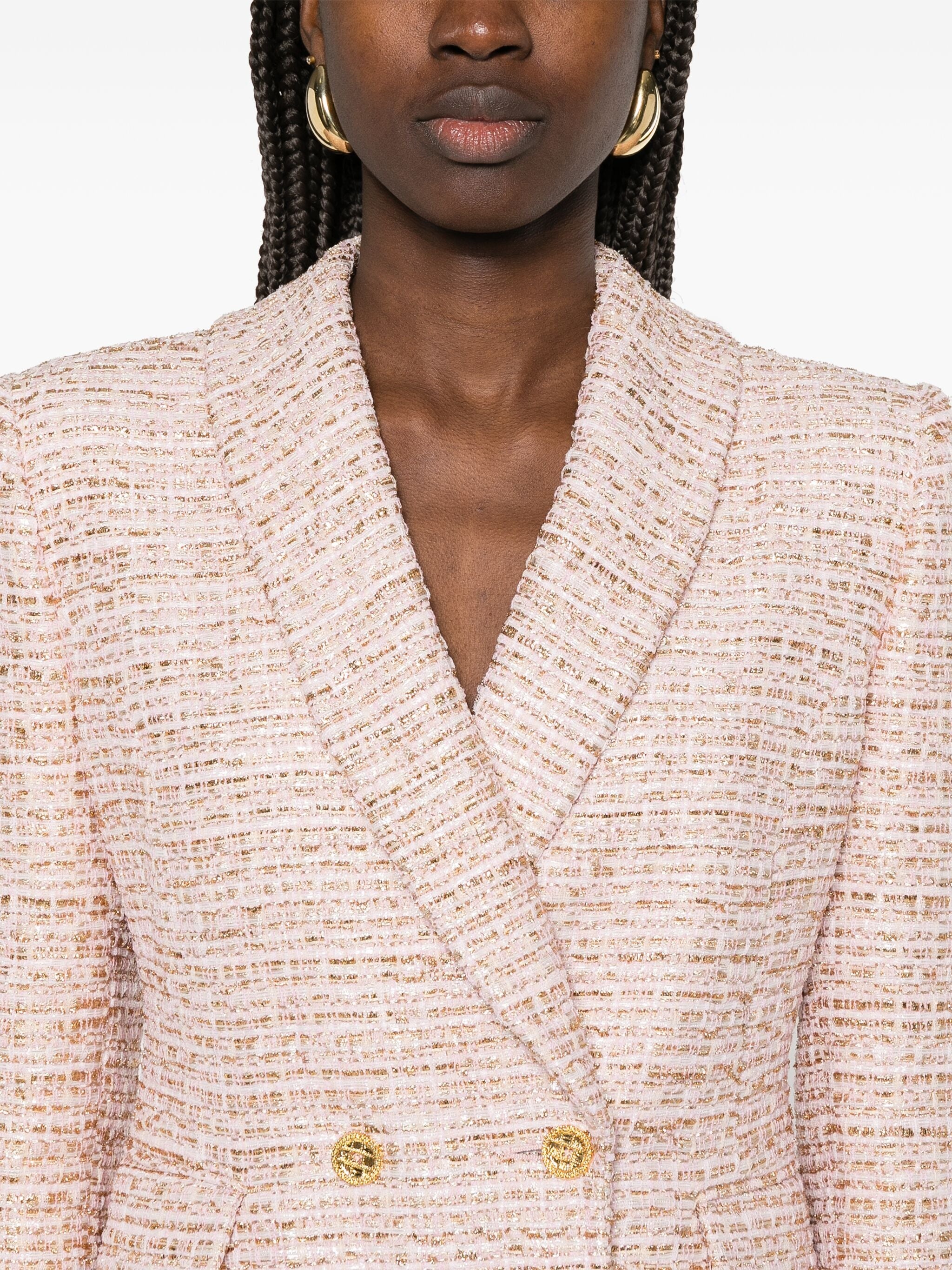 Lurex Tweed Blazer - 5