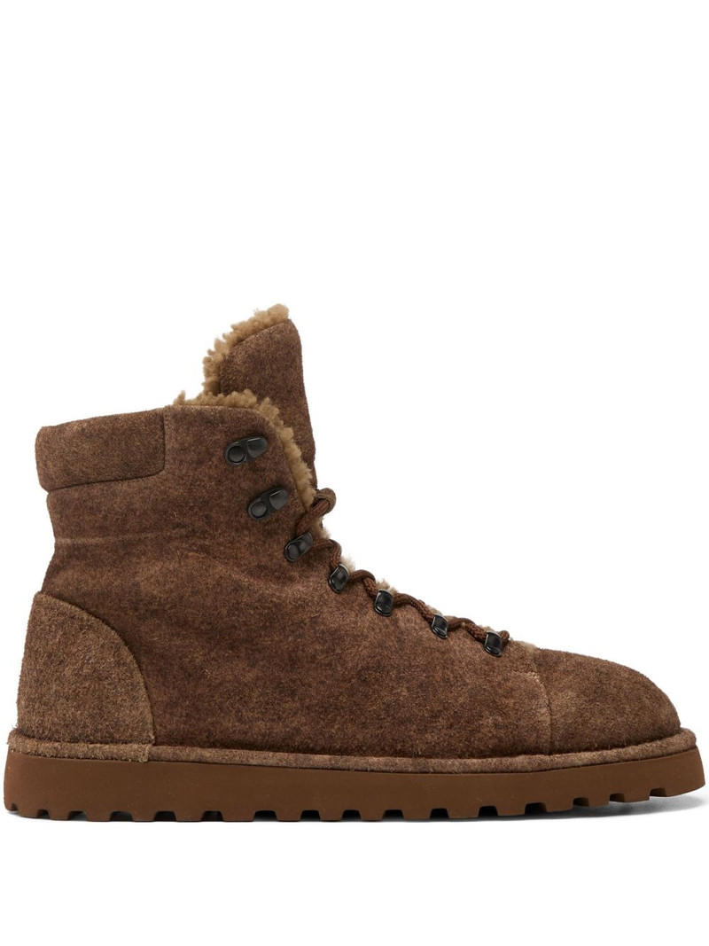 Pallottola Crepping lace-up hiking boots 1