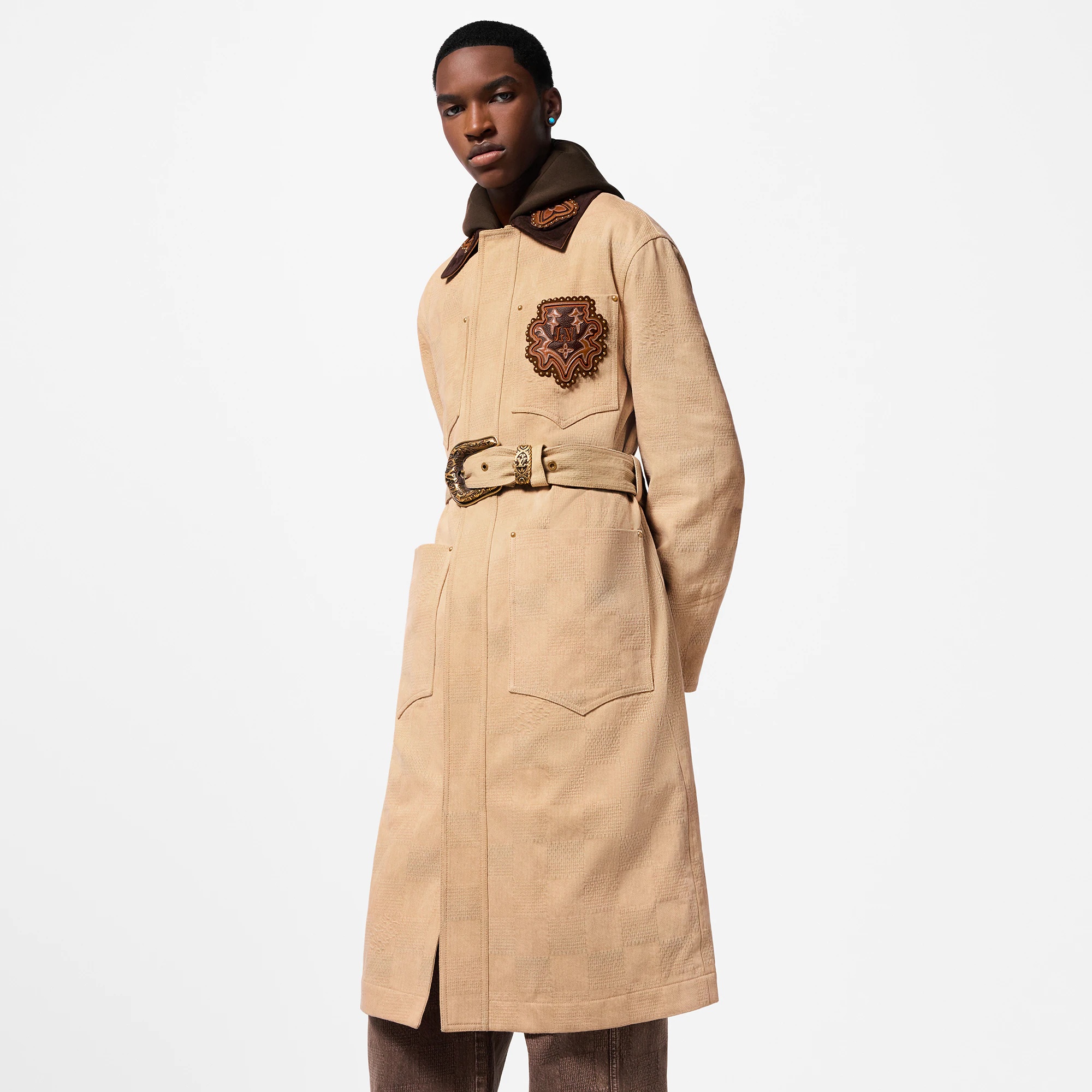 Damier Cotton Workwear Parka - 2