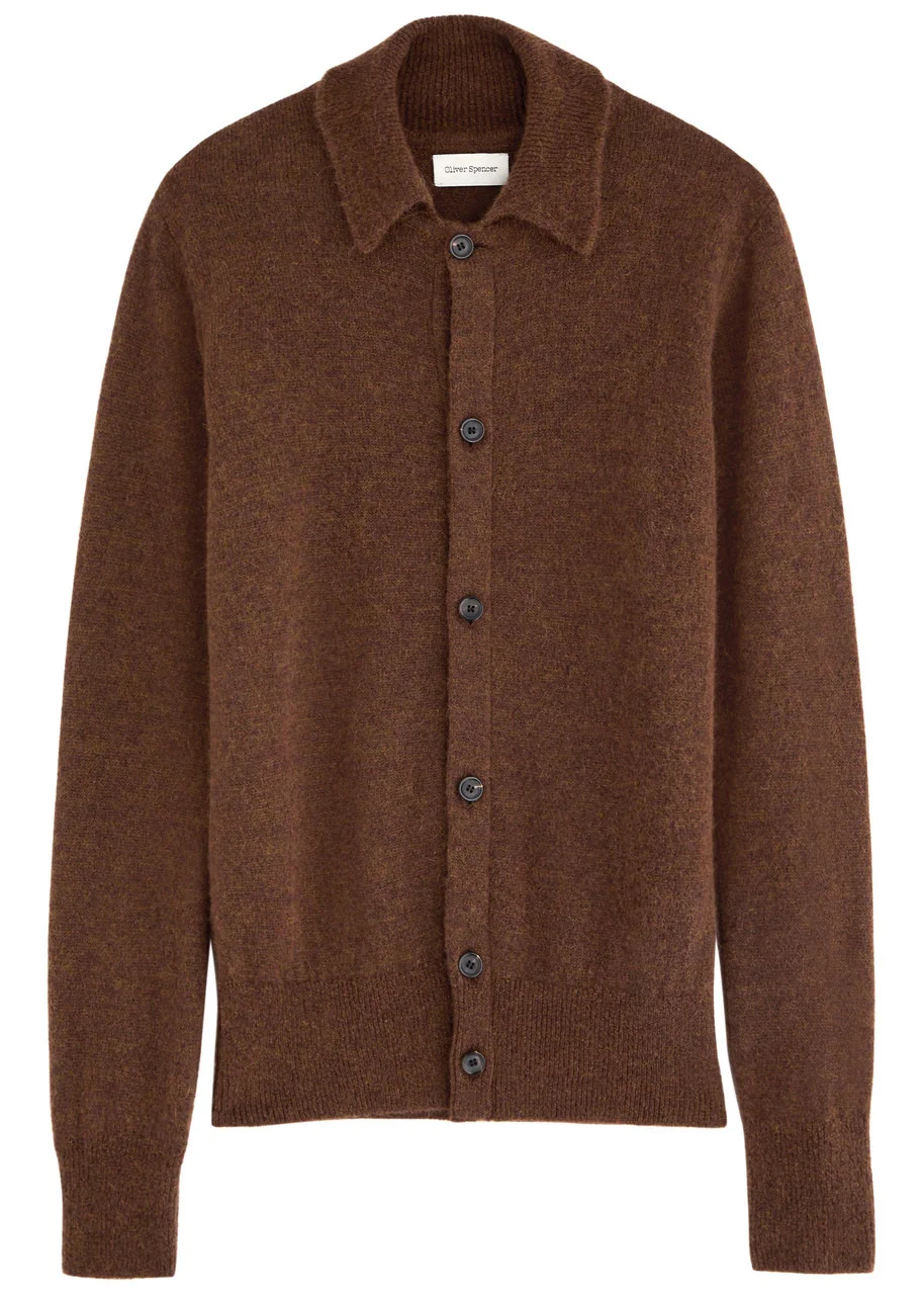 Oliver Spencer Britten Alpaca-blend Cardigan - 1