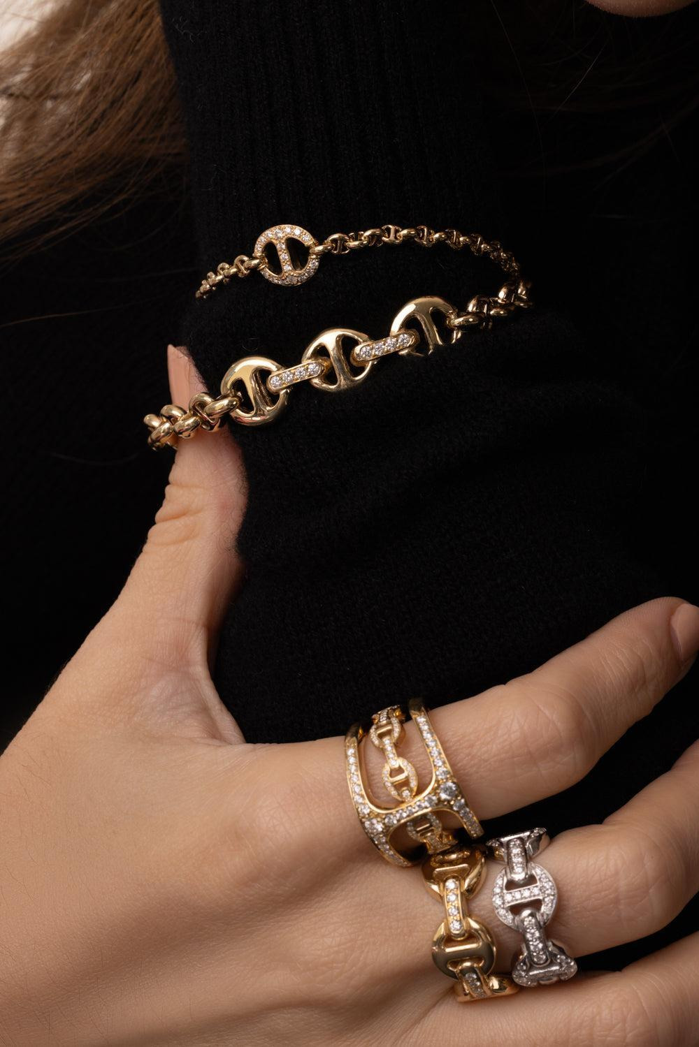 ID Diamond Toggle Bracelet - 2