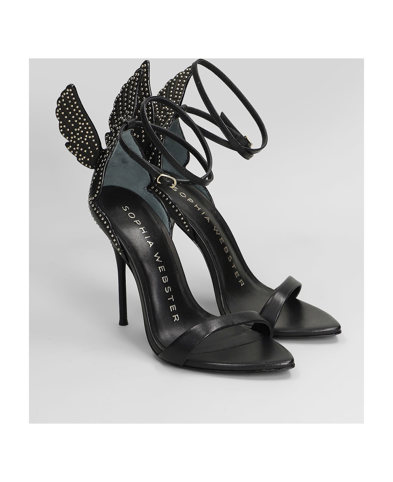Cherub Sandals In Black Leather - 2