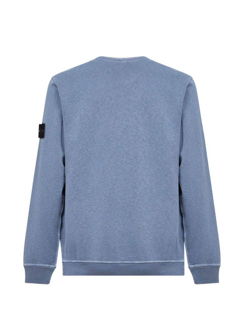 Stone Island badge ribbed sweatshirt outlook