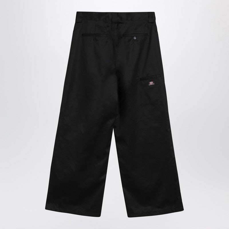 Balenciaga Black Balenciaga Utility Workwear Pants Men - 2