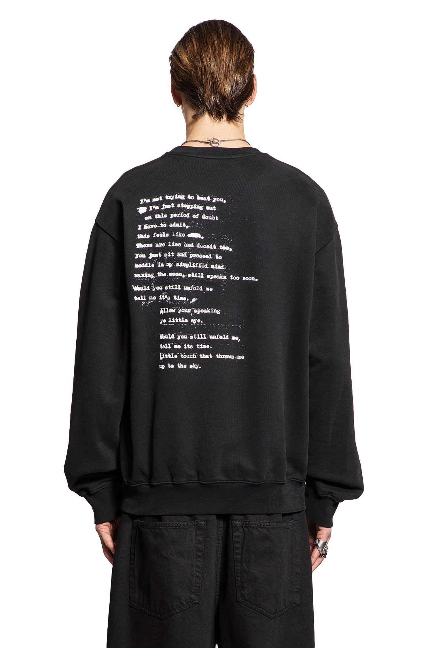 Print-Brushed-Sweatshirt - 3