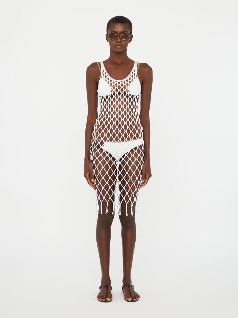 Knitted Mesh Tank Dress 1