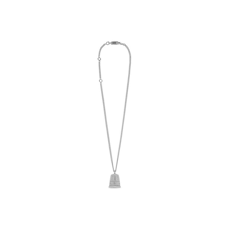 Thimble Necklace in Silver 1