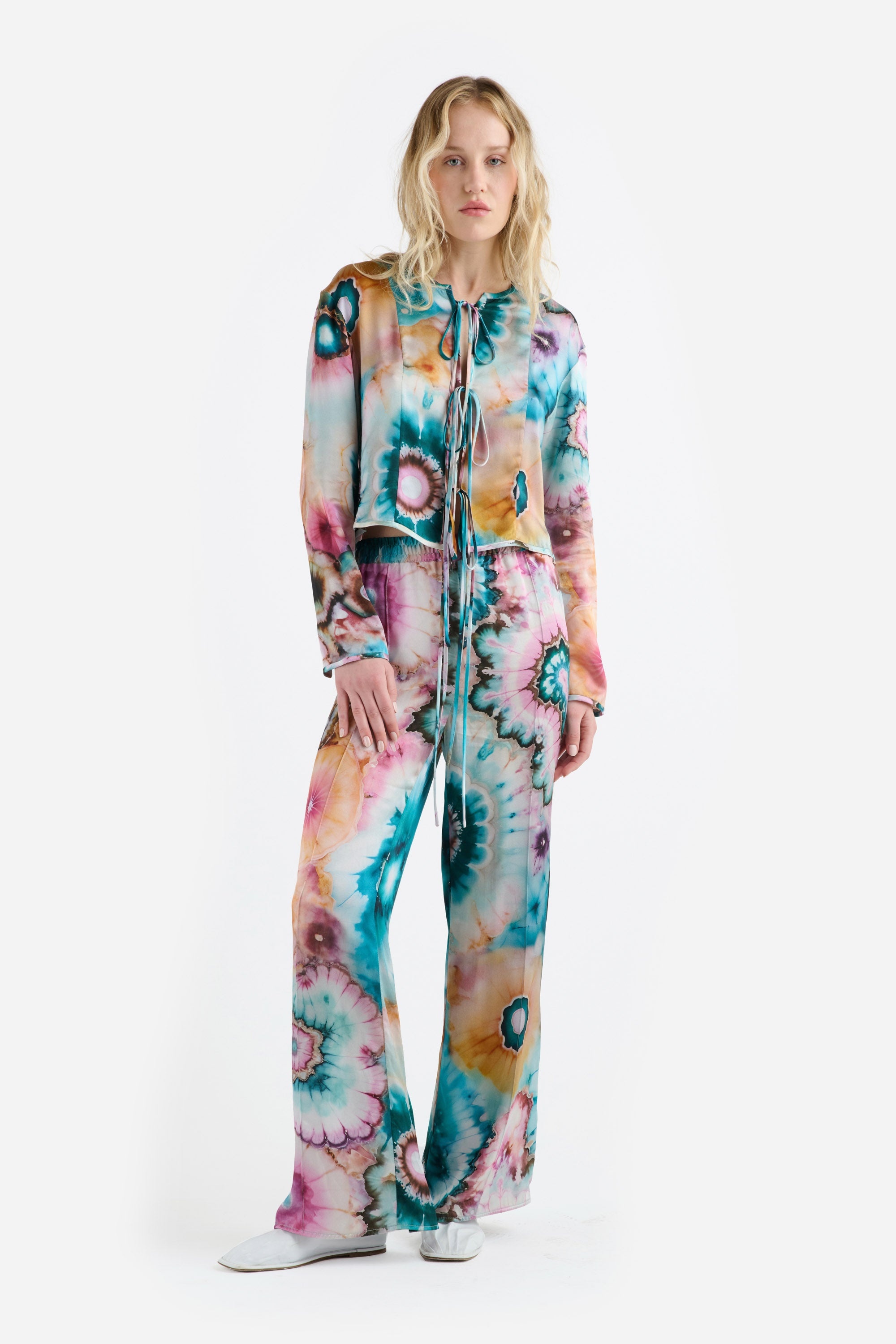 SILK TIE DYE PANT - 2