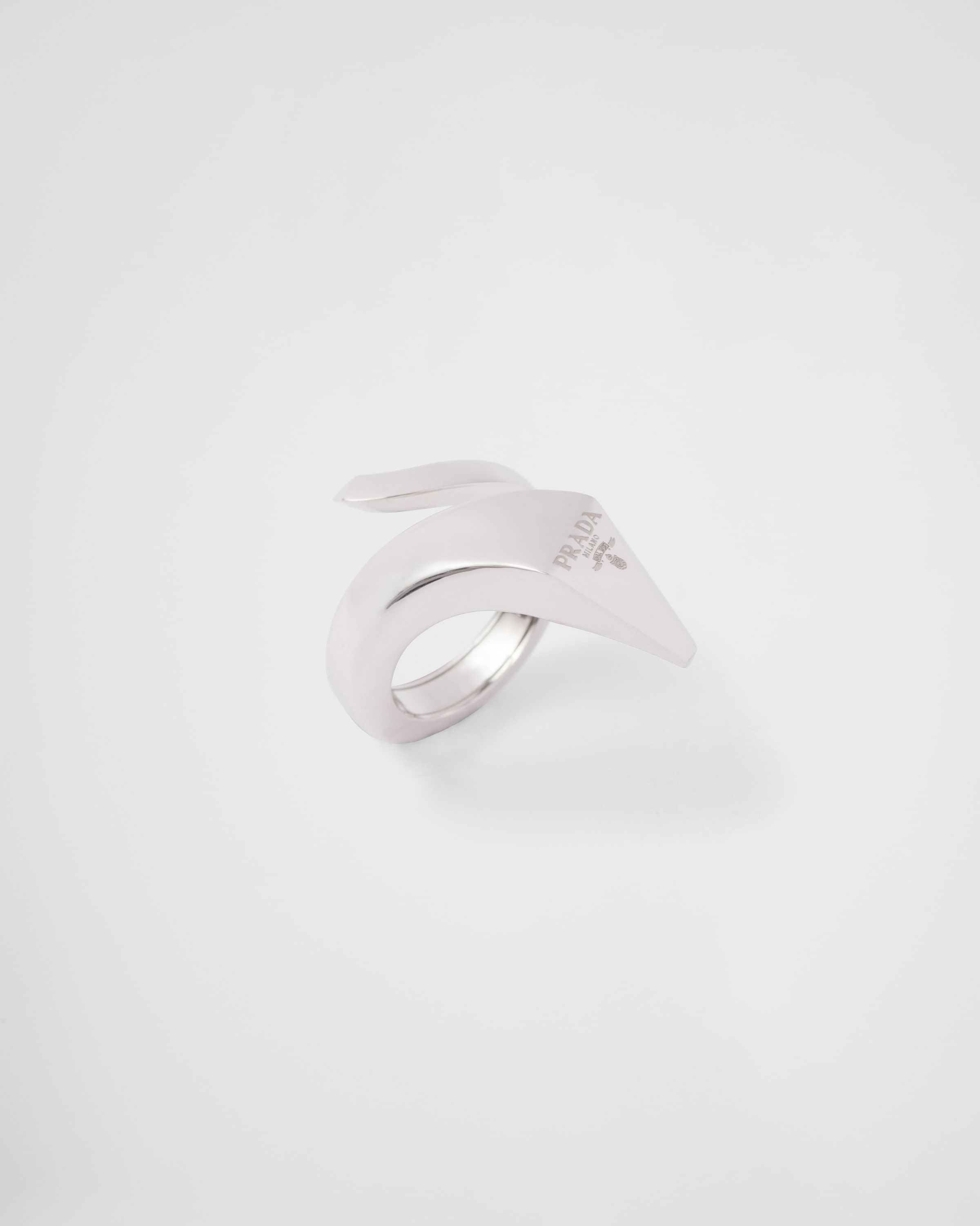 Eternal Gold toi et moi snake ring in white gold - 3
