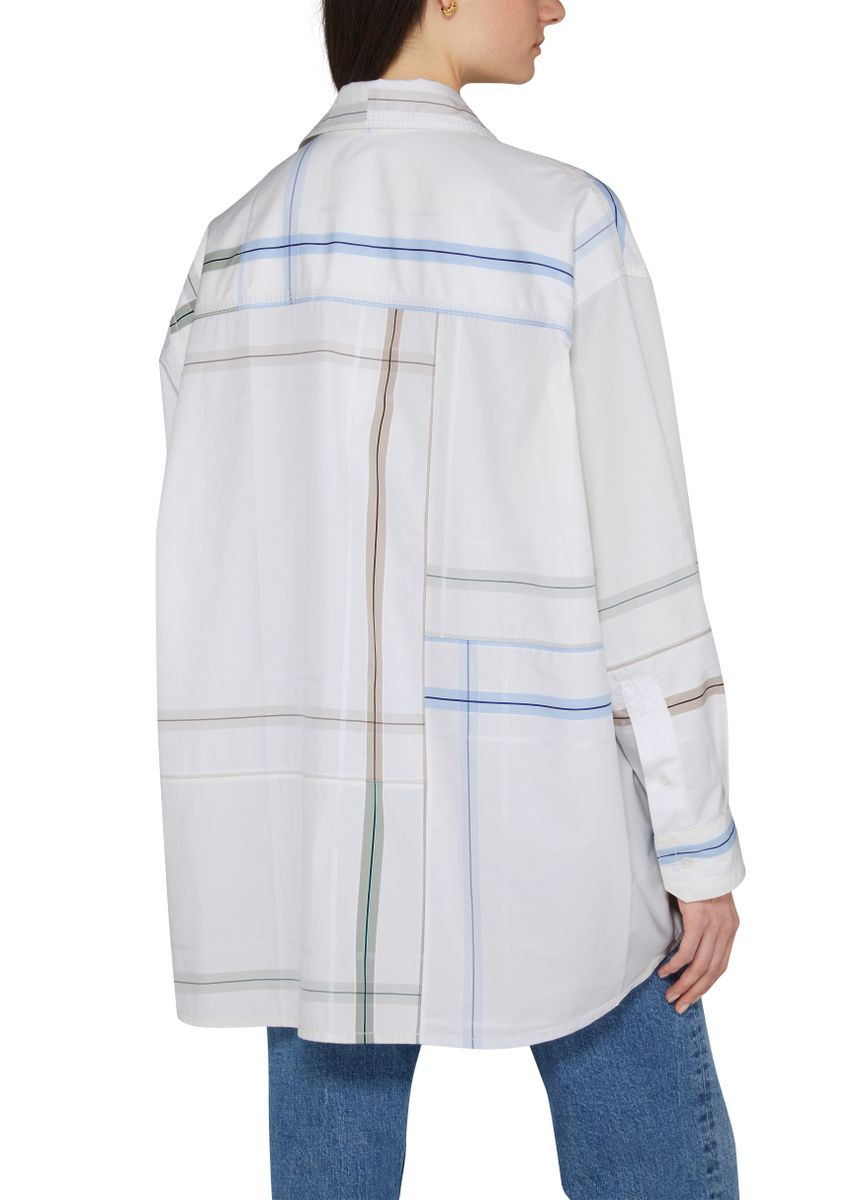 Asymmetric cotton shirt - 5