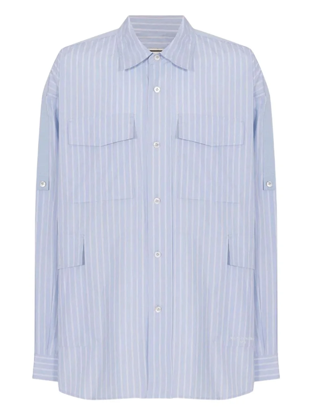 striped-pattern shirt - 1