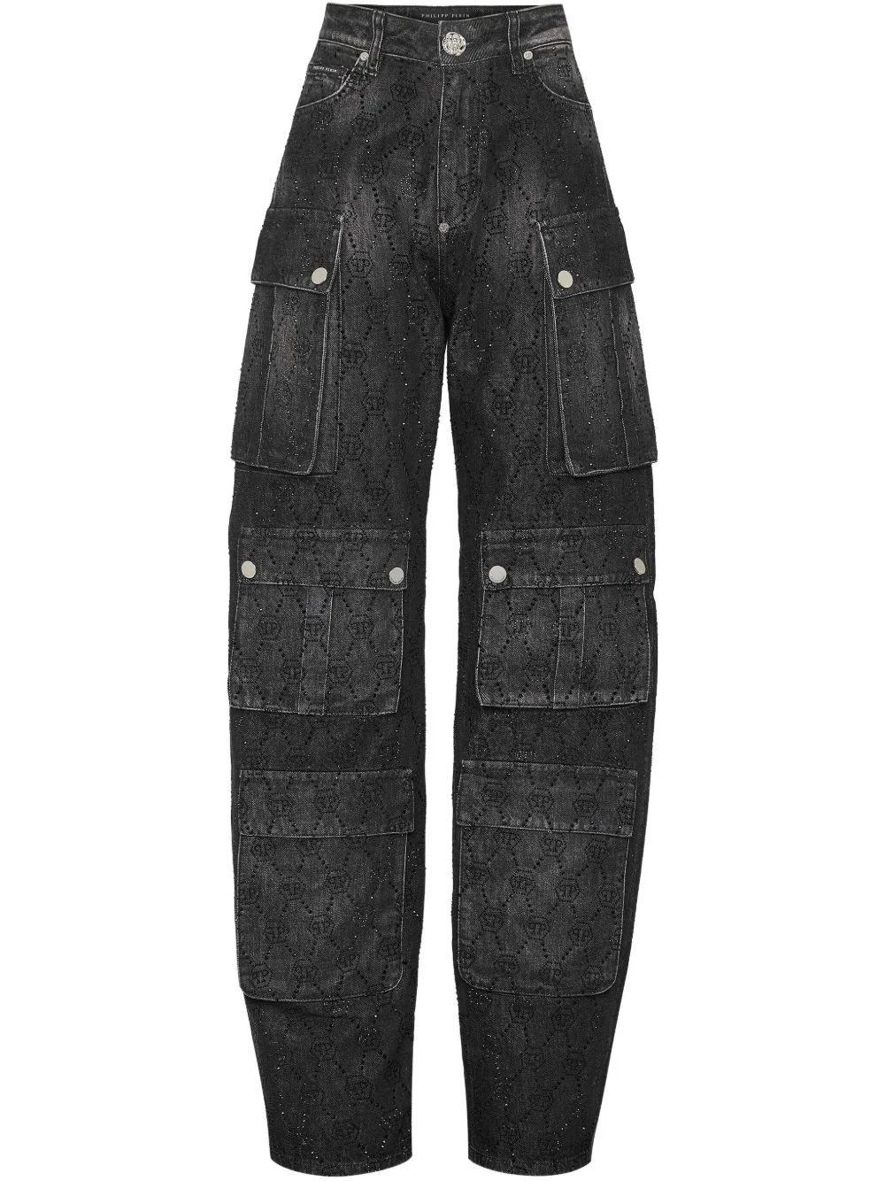 Cargo Monogram Strass jeans - 1