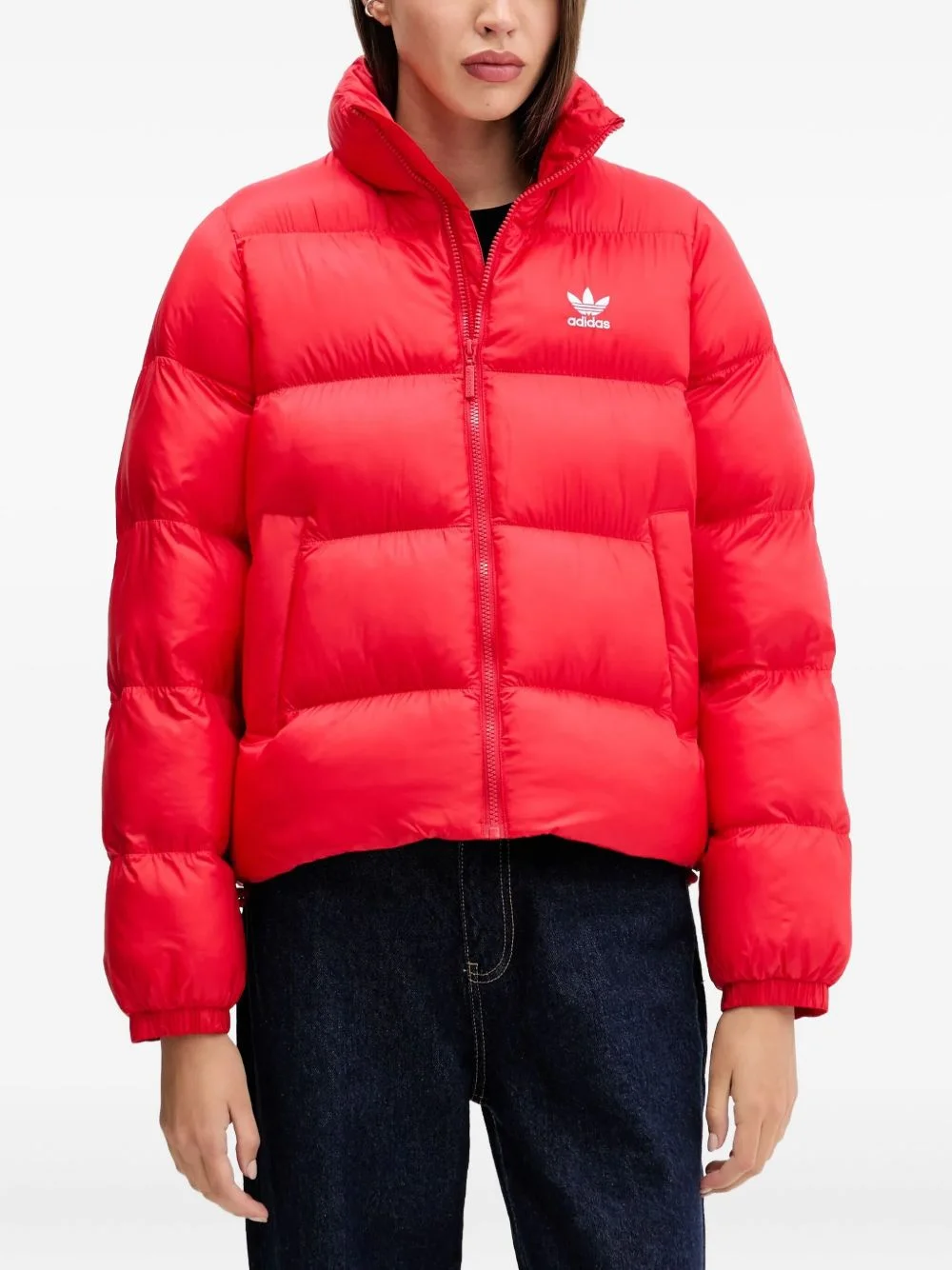 zip puffer jacket - 1