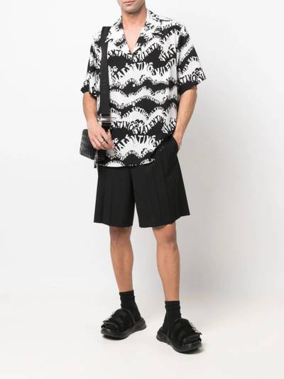 Valentino logo-print short-sleeve shirt outlook