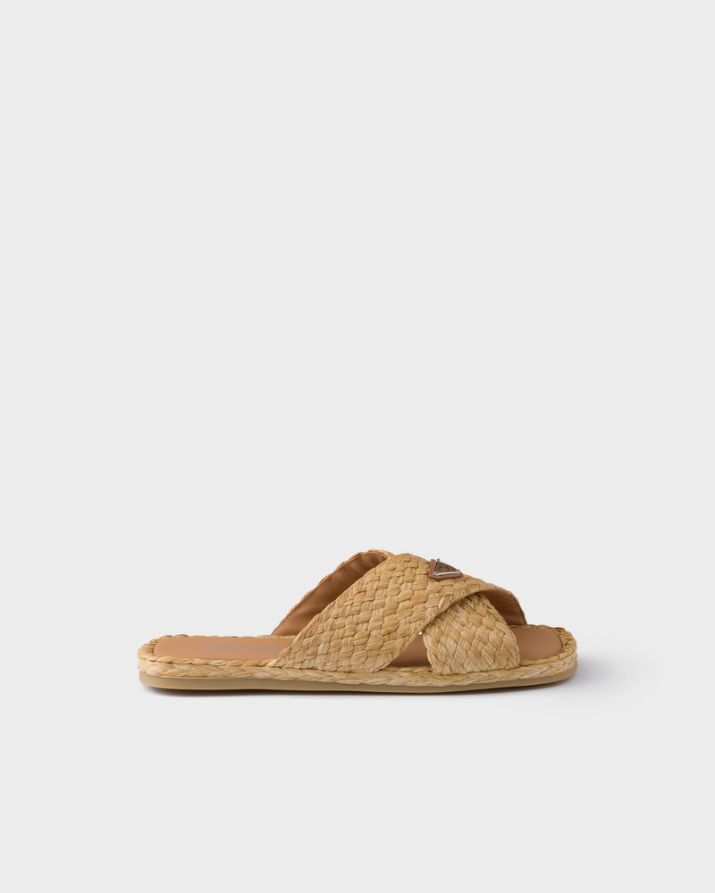 Prada Raffia sandals outlook