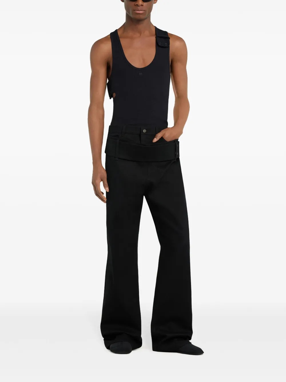 DOUBLE-BELT JEANS - 2