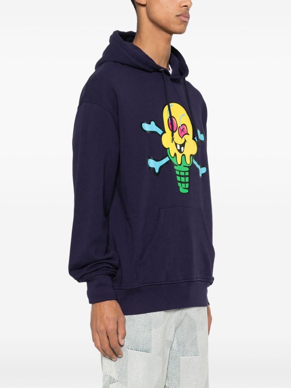 Cones and Bones cotton hoodie - 3