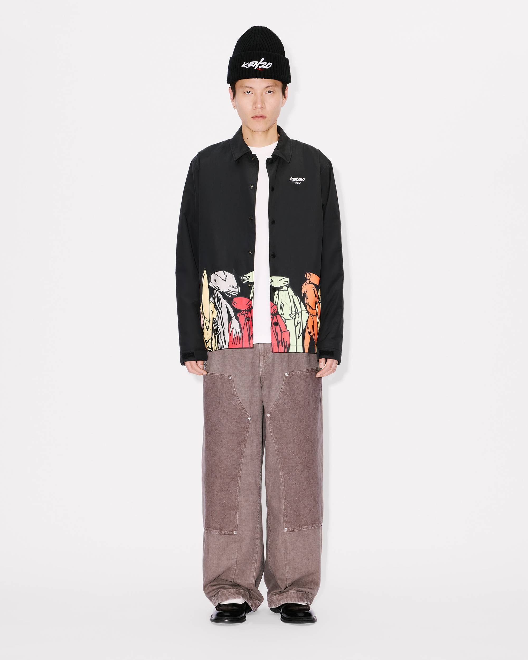 'Kenzo x Futura 2000' padded coach jacket - 3