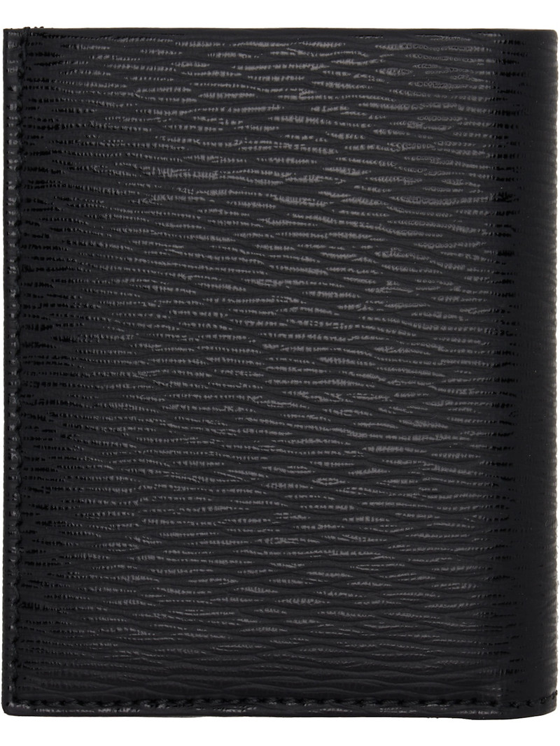 FERRAGAMO Black Gancio Wallet outlook