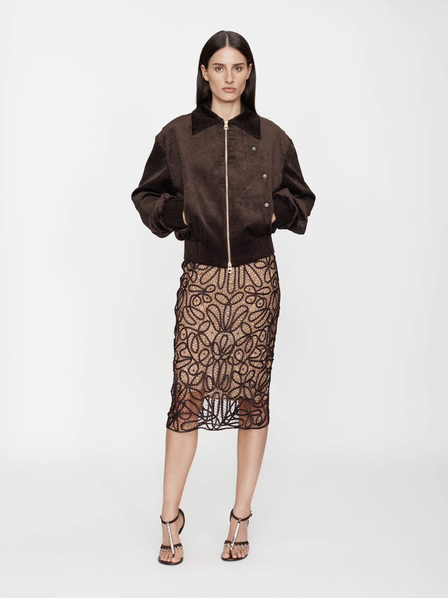 Lapped Flight Corduroy Bomber Jacket - 3