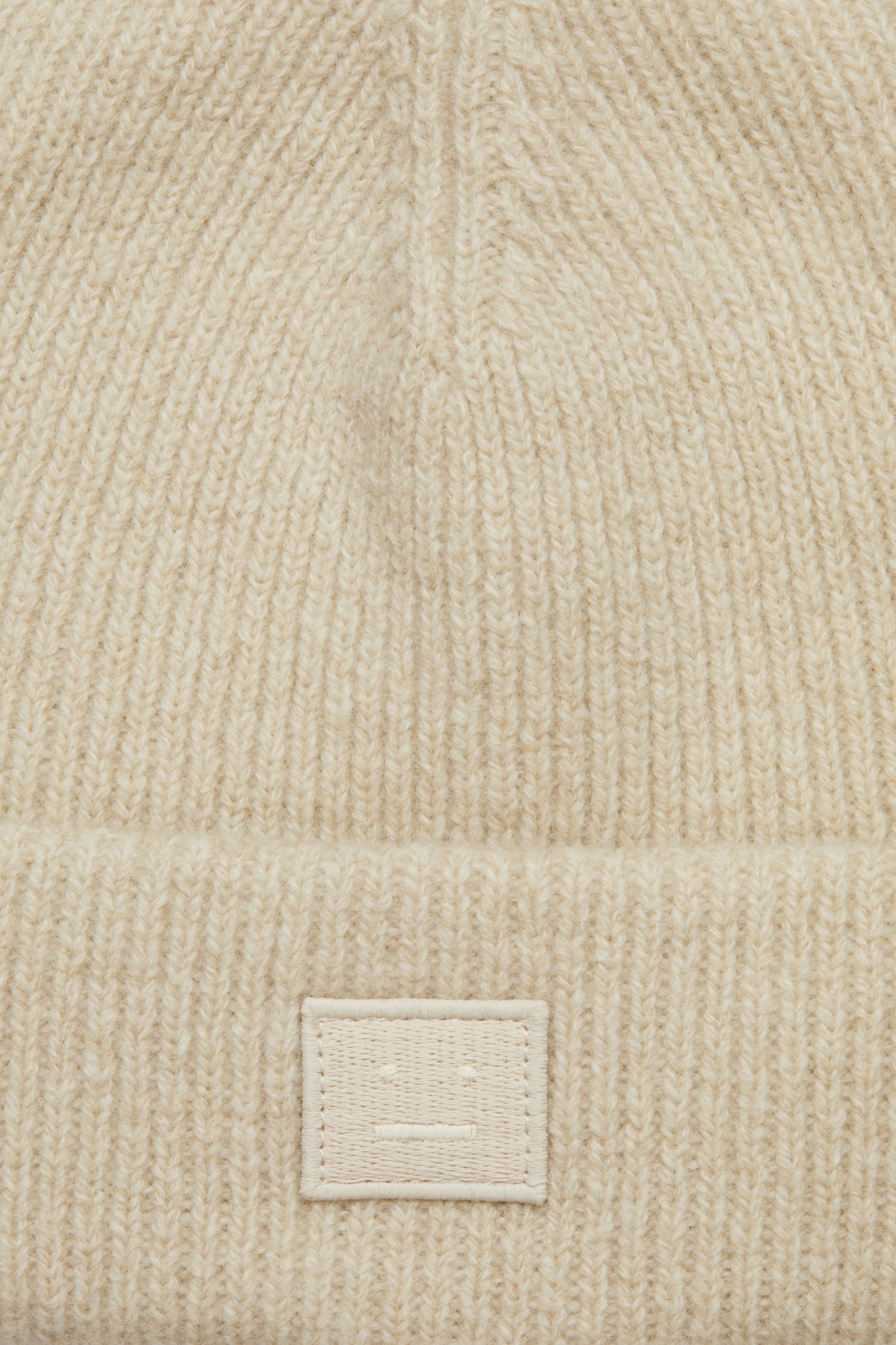 Face patch beanie cream beige - 2