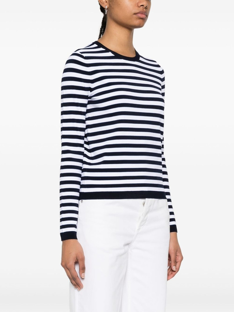 striped fine-knit jumper 3