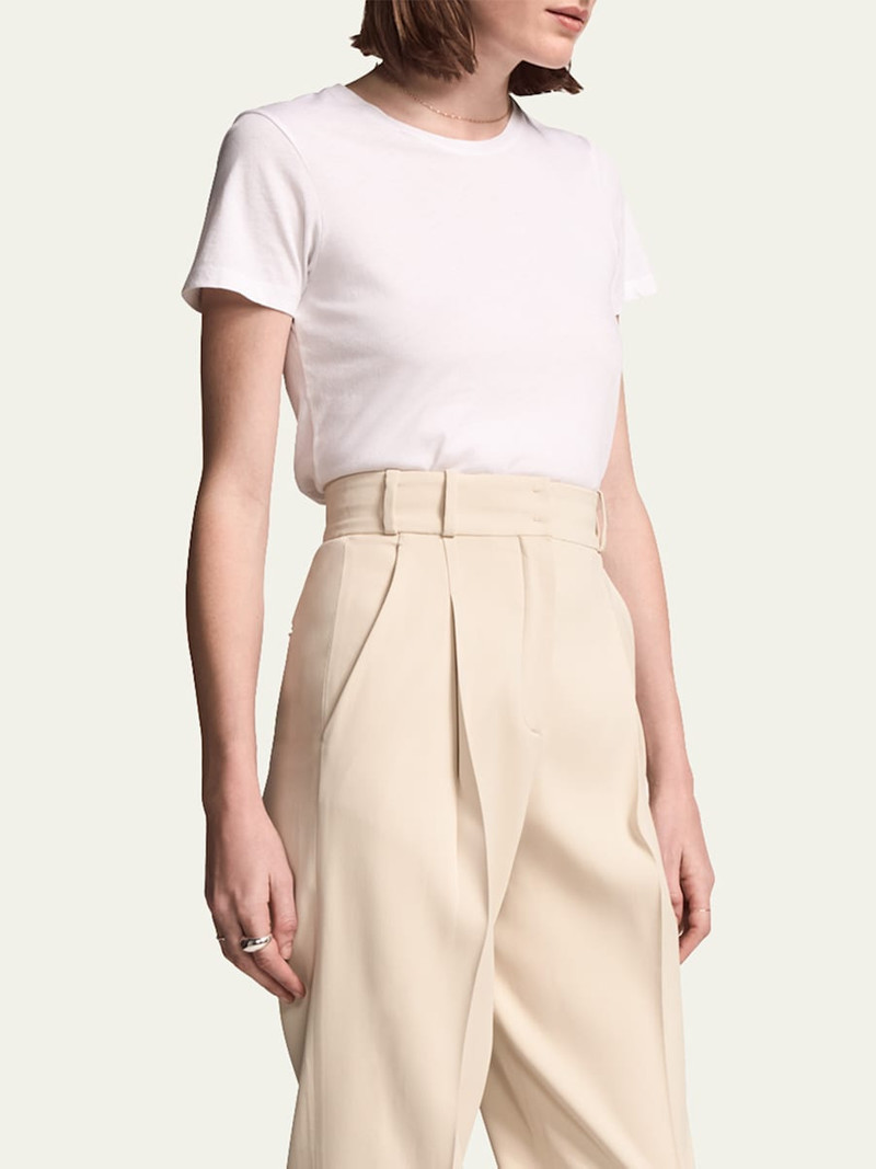 Another Tomorrow Crew-Neck Cotton Tee outlook