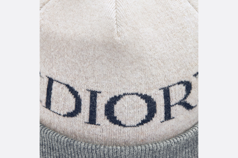 'DIOR' Band Pompon Beanie 5