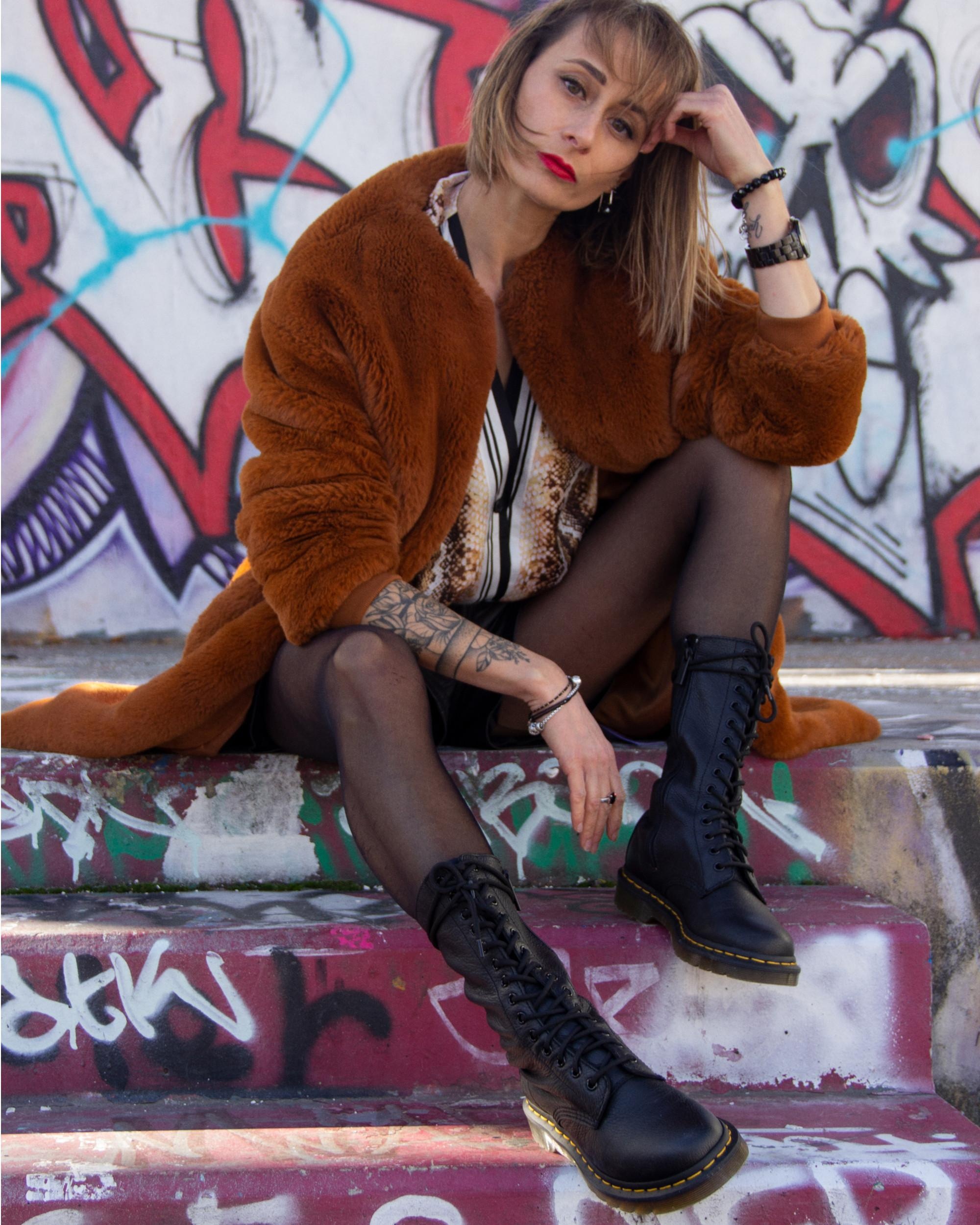 1B99 Virginia Leather Mid Calf Boots - 12