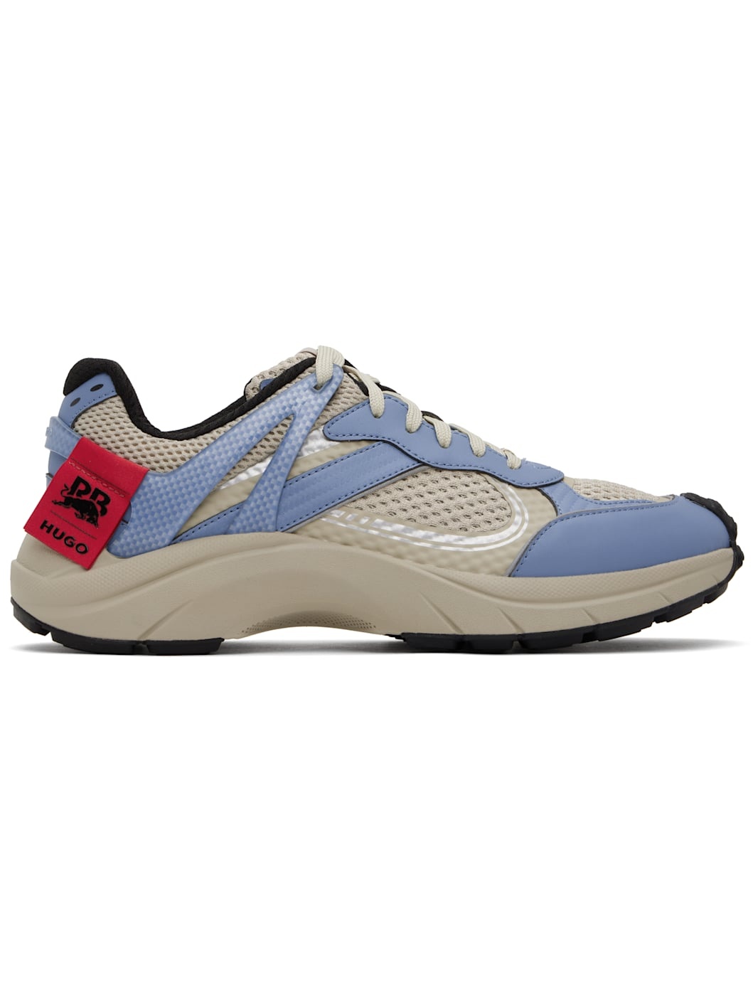 Off-White & Blue RB Edition Hybrid Sneakers - 1