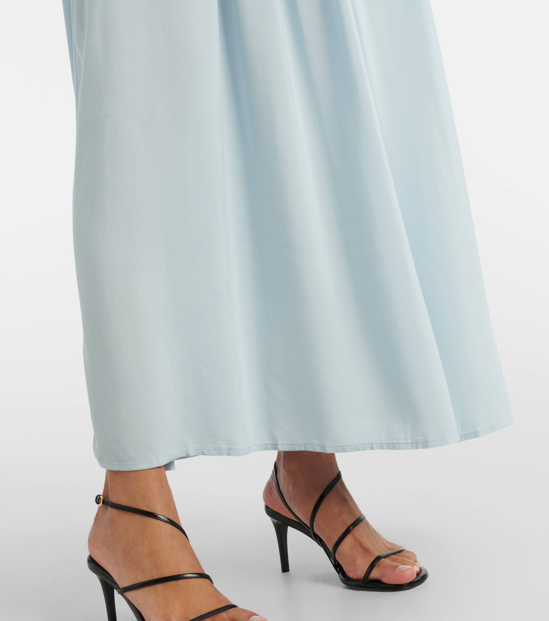 Hedy strapless linen maxi dress - 6
