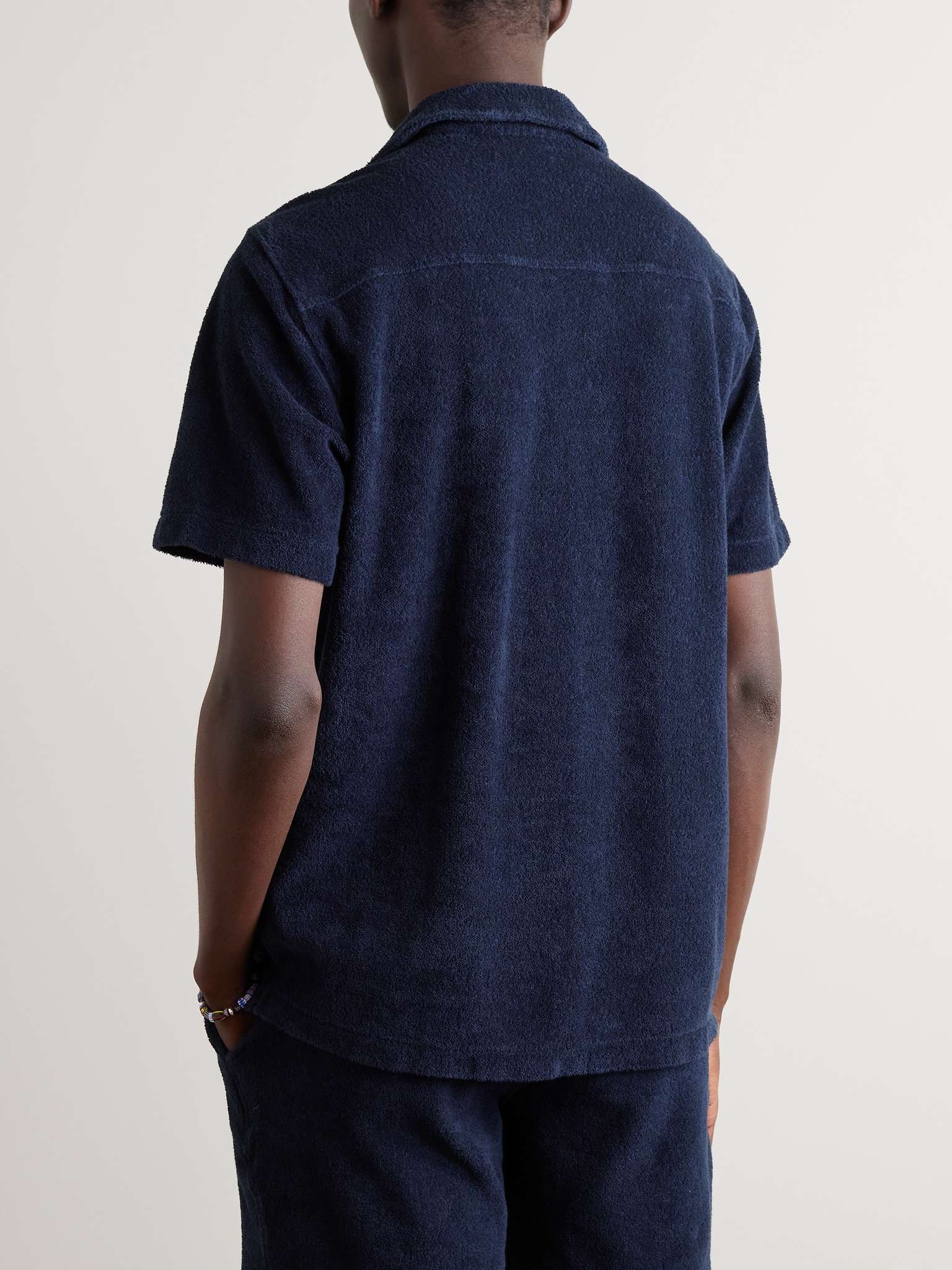 Howell Camp-Collar Cotton-Terry Shirt - 3