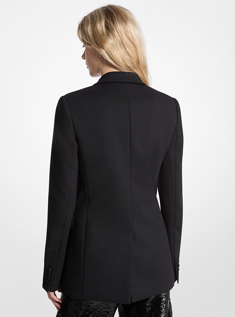 MICHAEL KORS Twill Tuxedo Blazer outlook