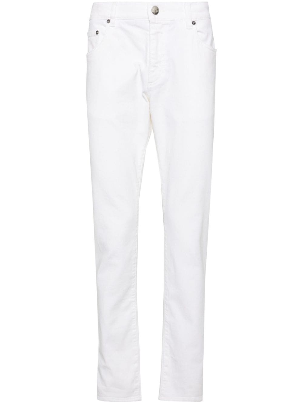 mid-rise slim-fit jeans - 1