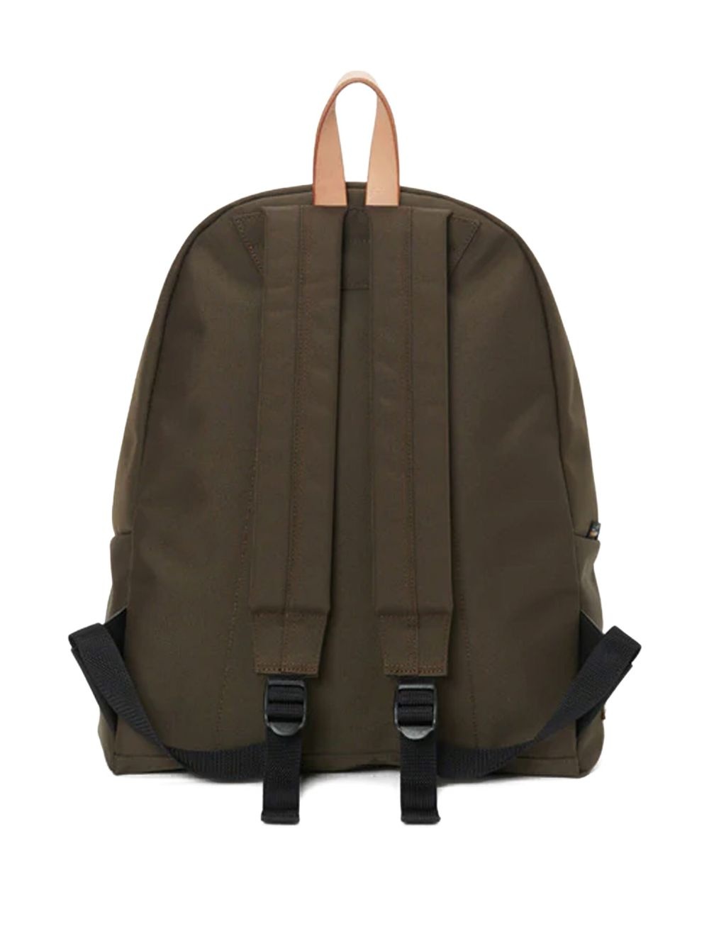 leather-handle zip-fastening backpack - 2