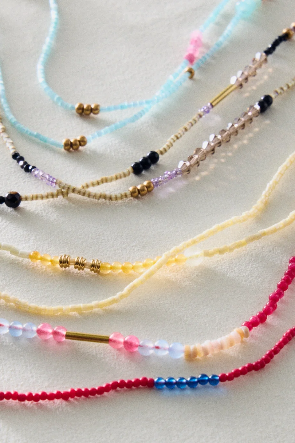 Muse Semi-Precious Exaggerated Beaded Necklace - 1