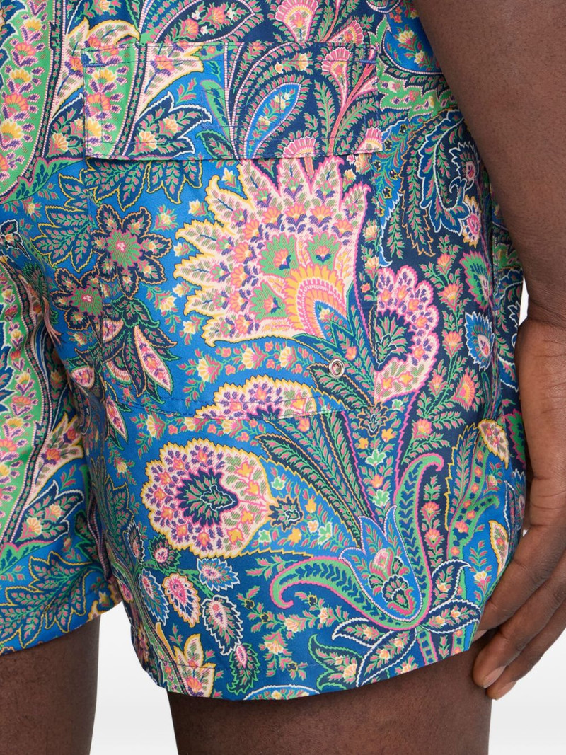 paisley-print swim shorts 4