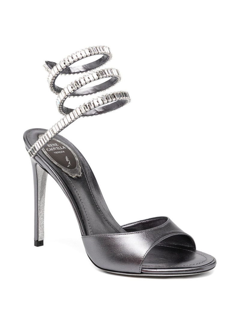 RENE CAOVILLA 105mm Spark heeled sandals outlook