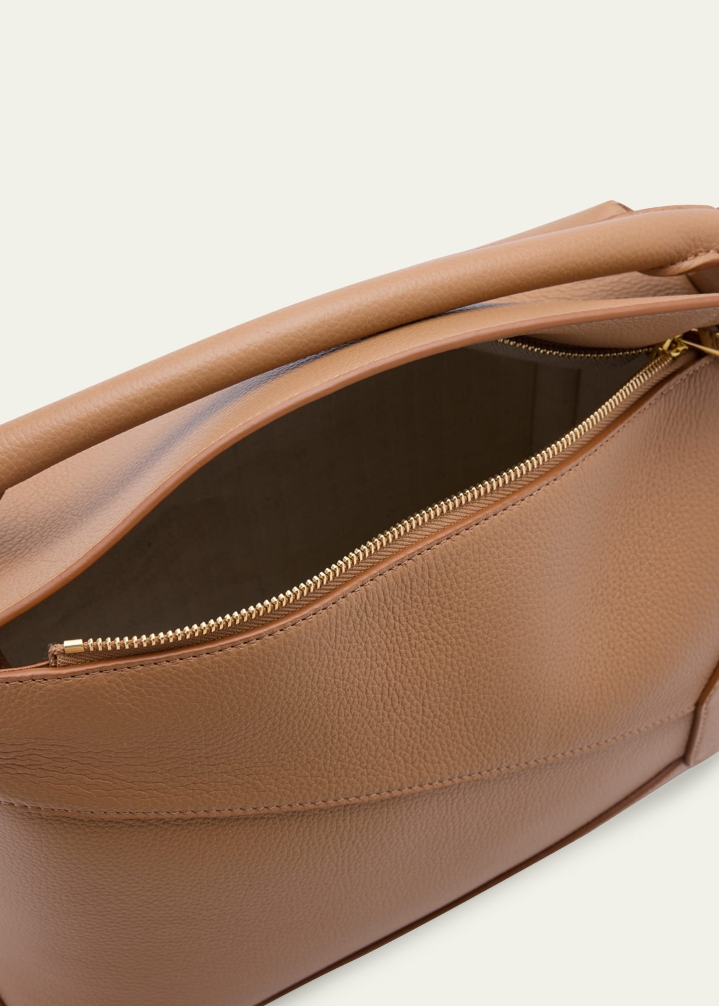 Puzzle Edge Leather Top-Handle Bag - 4